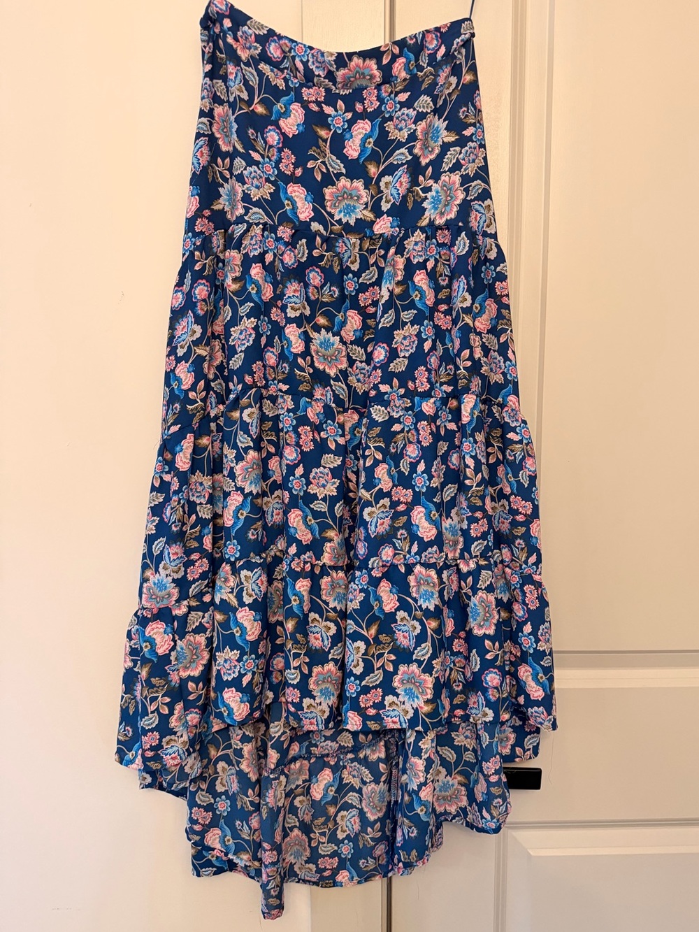 Blue Rain High-Low Skirt
